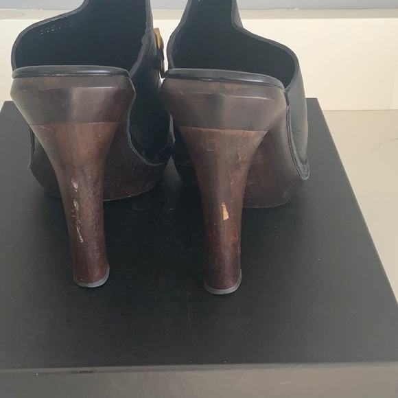Gucci Black leather clogs - Picture 6 of 16